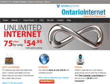 Tablet Screenshot of ontario-internet.com